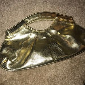 Gold Clutch bag